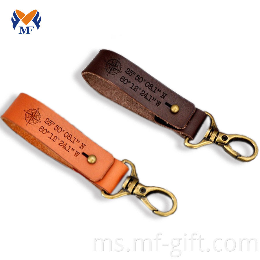 Leather Keychain Coordinates